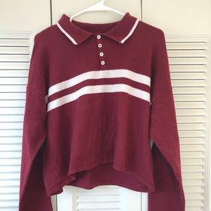 Kendall and Kylie collared sweater